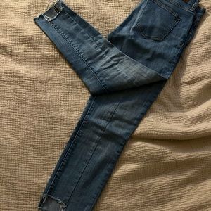 madewell jeans “9 inch high rise skinny”